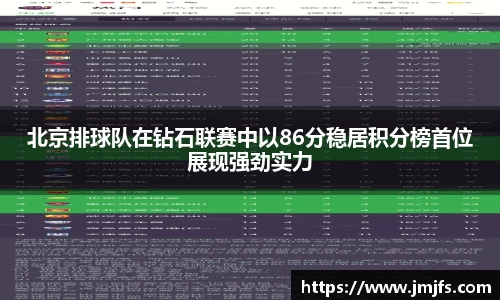 北京排球队在钻石联赛中以86分稳居积分榜首位展现强劲实力